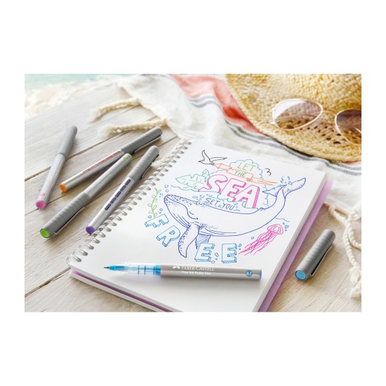 Faber-Castell Ролер Free Ink, 0.5 mm, син Faber-Castell Ролер Free Ink, 0.5 mm, син