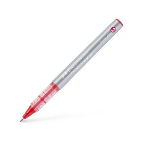 Faber-Castell Ролер Free Ink, 0.5 mm, червен Faber-Castell Ролер Free Ink, 0.5 mm, червен