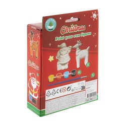 Moxy Фигурка за оцветяване - Дядо Коледа и елен, 2 броя Moxy Фигурка за оцветяване - Дядо Коледа и елен, 2 броя