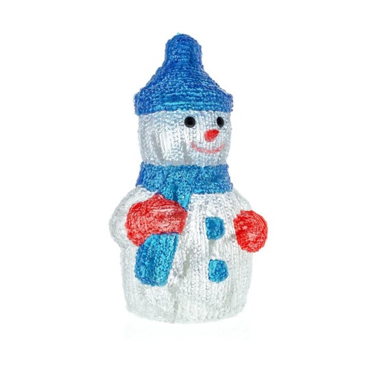 Retlux Коледна украса RXL 254 - Снежен човек, син, светещ, 30 LED Retlux Коледна украса RXL 254 - Снежен човек, син, светещ, 30 LED