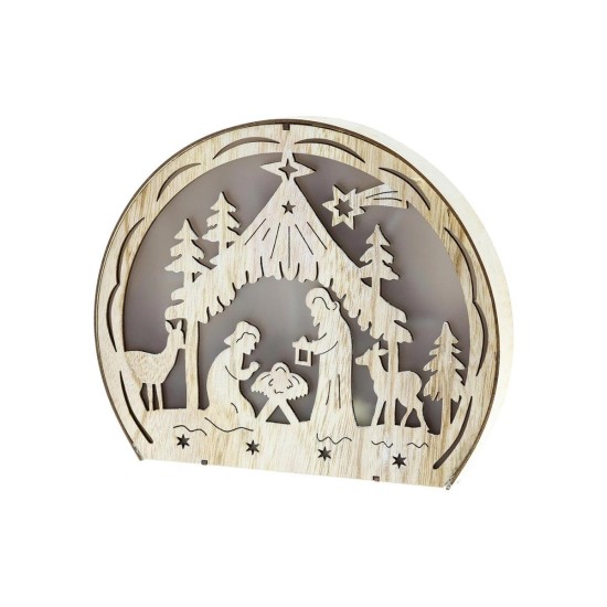 Retlux Коледна украса RXL 331 - Сцена на Рождество, жълта Retlux Коледна украса RXL 331 - Сцена на Рождество, жълта