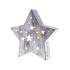 Retlux Коледна украса RXL 348 - Звезда, голяма, сива