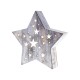 Retlux Коледна украса RXL 348 - Звезда, голяма, сива Retlux Коледна украса RXL 348 - Звезда, голяма, сива