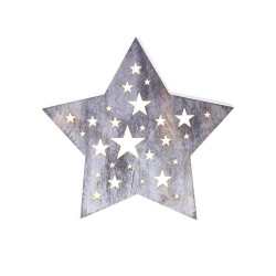 Retlux Коледна украса RXL 348 - Звезда, голяма, сива Retlux Коледна украса RXL 348 - Звезда, голяма, сива