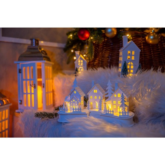 Retlux Коледна украса RXL 407 - Коледно селце, бяло Retlux Коледна украса RXL 407 - Коледно селце, бяло