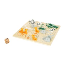 Small Foot Игра Не се сърди, човече Сафари, дървено Small Foot Игра Не се сърди, човече Сафари, дървено