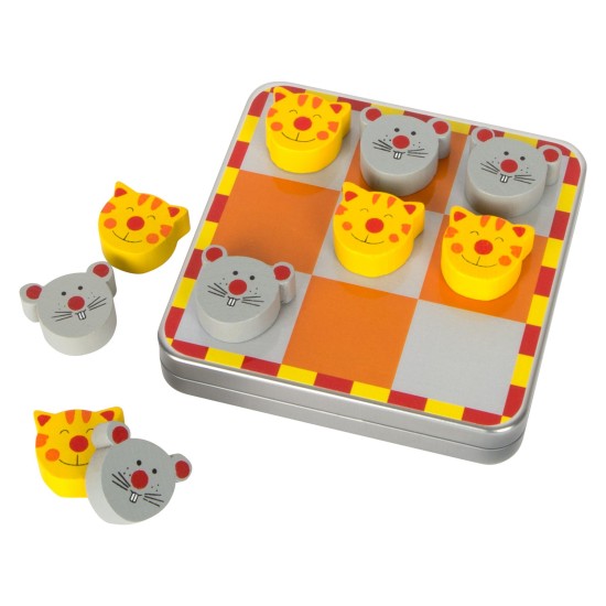 Small Foot Морски шах с котки и мишки, магнитни, дървени Small Foot Морски шах с котки и мишки, магнитни, дървени