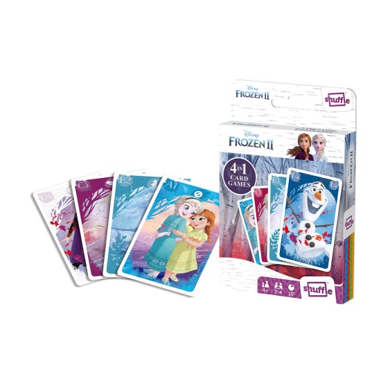 Cartamundi Карти за игра Frozen II, 4 в 1 Cartamundi Карти за игра Frozen II, 4 в 1