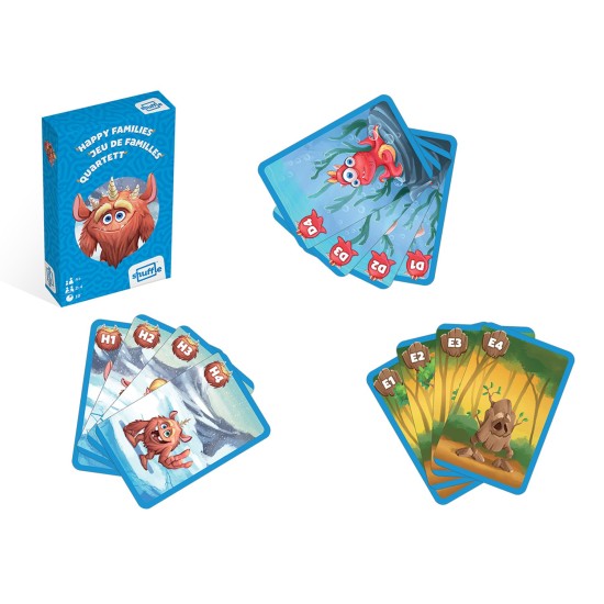 Cartamundi Карти за игра Щастливи семейства - Чудовища Cartamundi Карти за игра Щастливи семейства - Чудовища