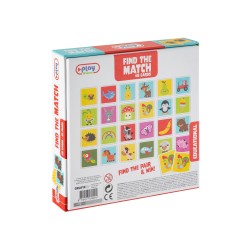 Moxy Мемори карти Намери двойките животни, 48 броя Moxy Мемори карти Намери двойките животни, 48 броя