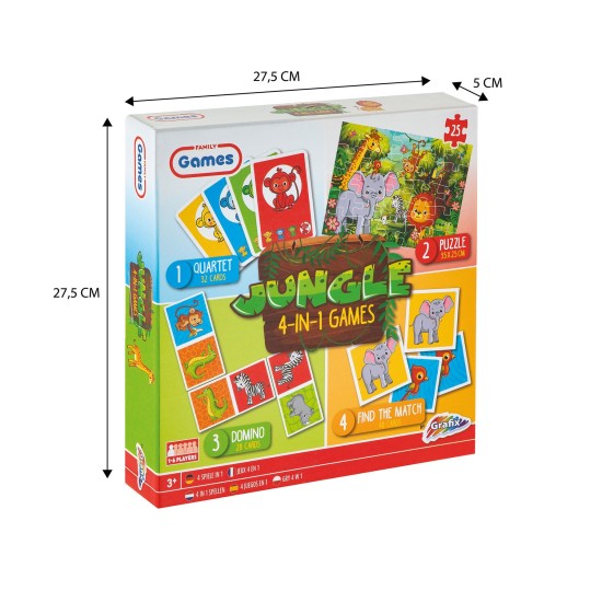 Moxy Игра Джунгла, 4 в 1 Moxy Игра Джунгла, 4 в 1