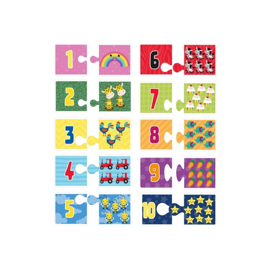 Moxy Игра Свържете числата, от 1 до 10 Moxy Игра Свържете числата, от 1 до 10