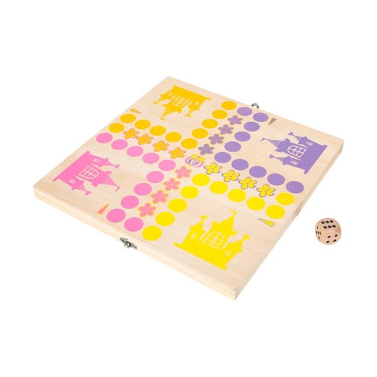 Small Foot Игра Не се сърди, човече - Принцеси, дървено, 24 х 24 х 1.5 cm Small Foot Игра Не се сърди, човече - Принцеси, дървено, 24 х 24 х 1.5 cm