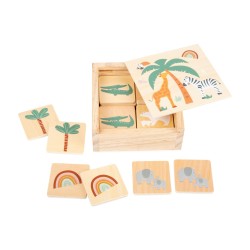 Small Foot Мемори игра Сафари, дървена, 28 части Small Foot Мемори игра Сафари, дървена, 28 части