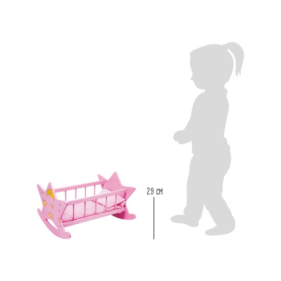 Small Foot Люлка за кукли, розова Small Foot Люлка за кукли, розова