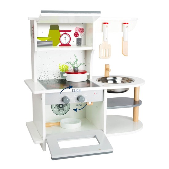 Small Foot Кухня за игра, дървена, 45 х 22 х 42 cm Small Foot Кухня за игра, дървена, 45 х 22 х 42 cm