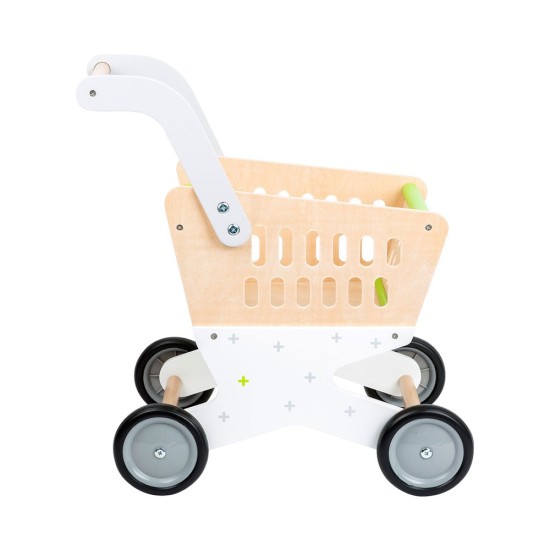Small Foot Количка за пазаруване, детска, дървена, 41 х 29 х 48 cm Small Foot Количка за пазаруване, детска, дървена, 41 х 29 х 48 cm