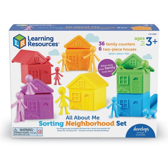 Learning Resources Комплект Семейство за сортиране по цветове, 42 части Learning Resources Комплект Семейство за сортиране по цветове, 42 части