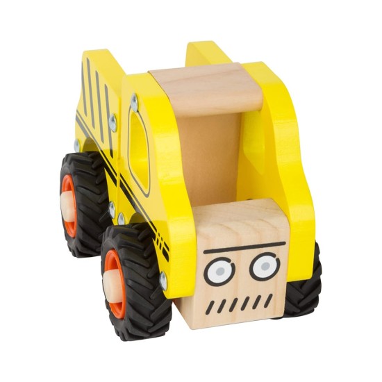 Small Foot Камион, дървен, жълт, 13 х 7 х 10 cm Small Foot Камион, дървен, жълт, 13 х 7 х 10 cm