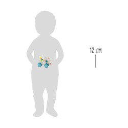 Small Foot Слонче, дървена играчка за дърпане със спирала, джунгла Small Foot Слонче, дървена играчка за дърпане със спирала, джунгла