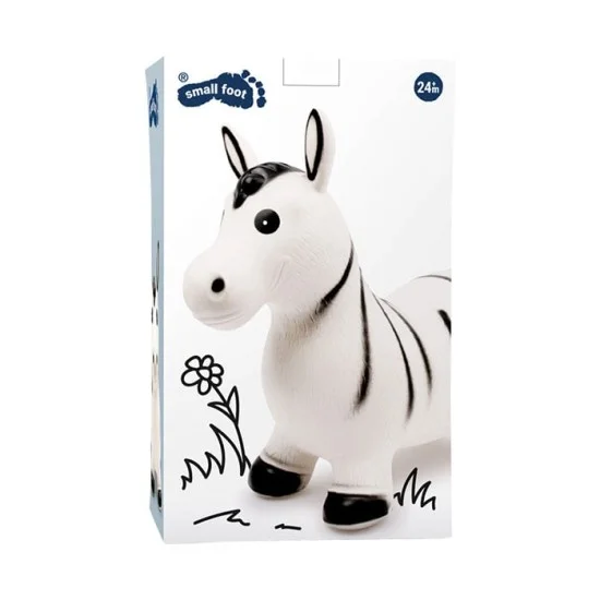 Small Foot Зебра, скачаща, гумена, 57 х 27 х 50 cm Small Foot Зебра, скачаща, гумена, 57 х 27 х 50 cm