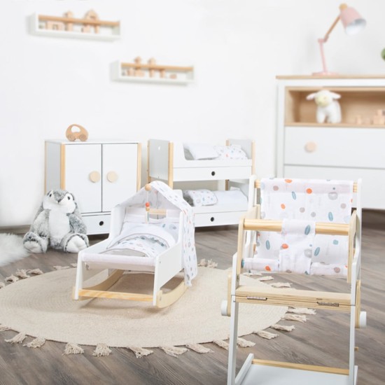 Small Foot Люлка за кукли, дървена, 54 х 28 х 28 cm Small Foot Люлка за кукли, дървена, 54 х 28 х 28 cm