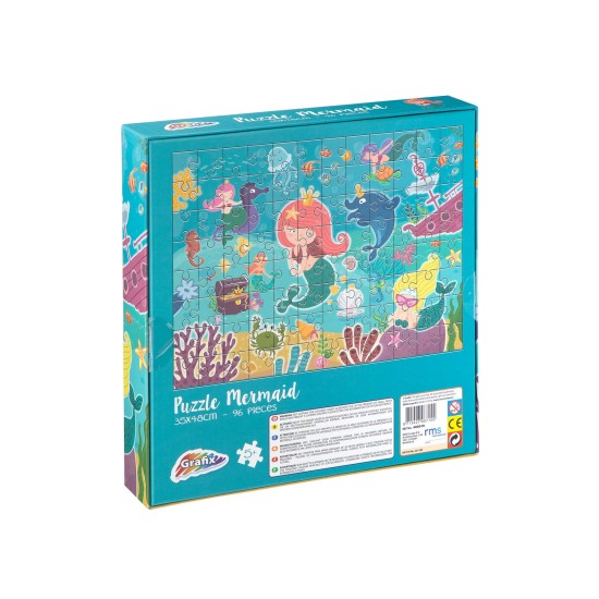 Moxy Пъзел Русалка, 35 х 48 cm, 96 части Moxy Пъзел Русалка, 35 х 48 cm, 96 части