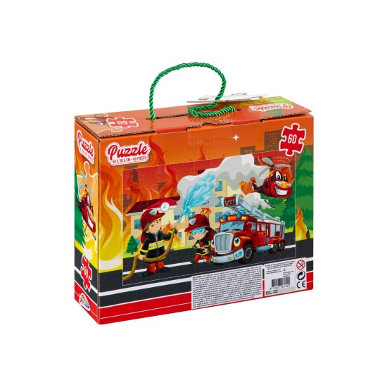 Moxy Пъзел Пожарна, 58 х 38.5 cm, 60 части Moxy Пъзел Пожарна, 58 х 38.5 cm, 60 части