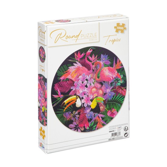 Moxy Пъзел Tropical, кръгъл, 1000 части Moxy Пъзел Tropical, кръгъл, 1000 части