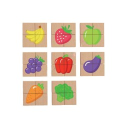Nowa Szkola Пъзел Плодове и зеленчуци, магнитен, 32 части Nowa Szkola Пъзел Плодове и зеленчуци, магнитен, 32 части