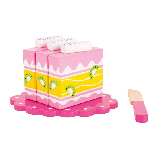 Small Foot Торта, за рязане, дървена, 5 части Small Foot Торта, за рязане, дървена, 5 части