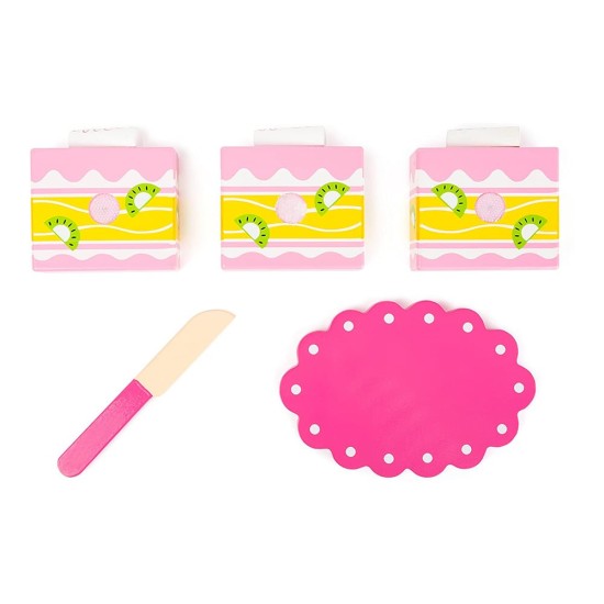 Small Foot Торта, за рязане, дървена, 5 части Small Foot Торта, за рязане, дървена, 5 части