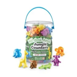 Learning Resources Комплект Диви животни, за броене и сортиране, 72 броя Learning Resources Комплект Диви животни, за броене и сортиране, 72 броя