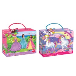 Moxy Пъзел за момичета, 39 х 29 cm, 45 части, асорти, 48 броя Moxy Пъзел за момичета, 39 х 29 cm, 45 части, асорти, 48 броя