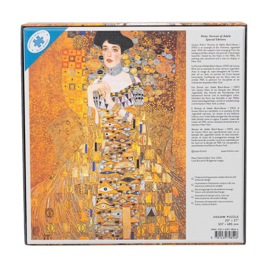 Paperblanks Пъзел Klimt Portrait of Adele, 1000 части Paperblanks Пъзел Klimt Portrait of Adele, 1000 части