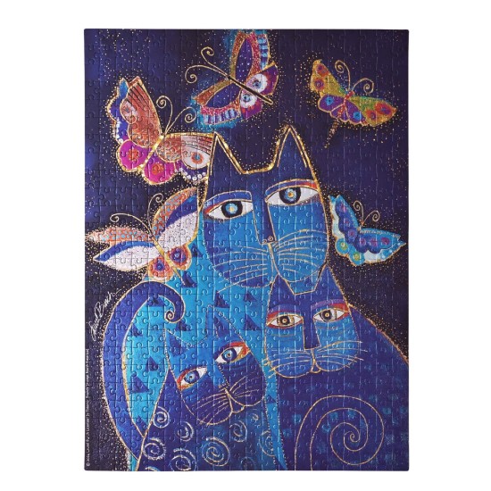 Paperblanks Пъзел Blue Cats and Butterflies, 500 части Paperblanks Пъзел Blue Cats and Butterflies, 500 части