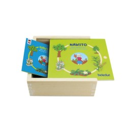 Beleduc Пъзел Кое къде расте, дървен