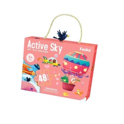 Foska Пъзел Приключения в небето, 48 части, 50 х 34 cm Foska Пъзел Приключения в небето, 48 части, 50 х 34 cm