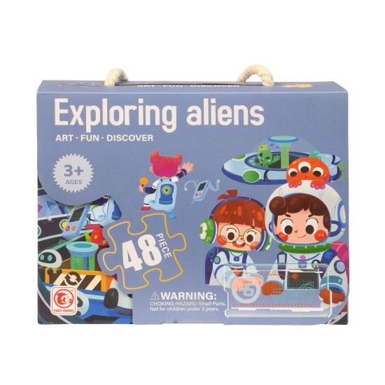 Foska Пъзел Приключения в небето, 48 части, 50 х 34 cm