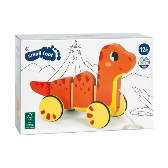 Small Foot Динозавър за дърпане, дървен Small Foot Динозавър за дърпане, дървен