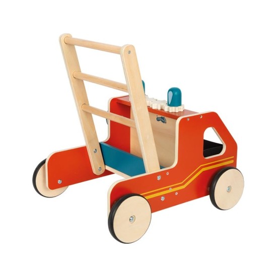 Small Foot Проходилка Пожарна, детска, дървена, 48 х 40 х 49.5 cm Small Foot Проходилка Пожарна, детска, дървена, 48 х 40 х 49.5 cm
