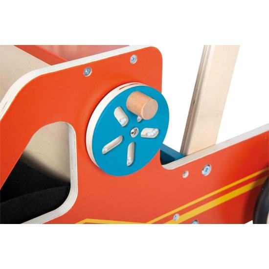 Small Foot Проходилка Пожарна, детска, дървена, 48 х 40 х 49.5 cm Small Foot Проходилка Пожарна, детска, дървена, 48 х 40 х 49.5 cm