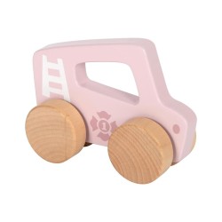 Small Foot Количка за бутане, дървена, розова