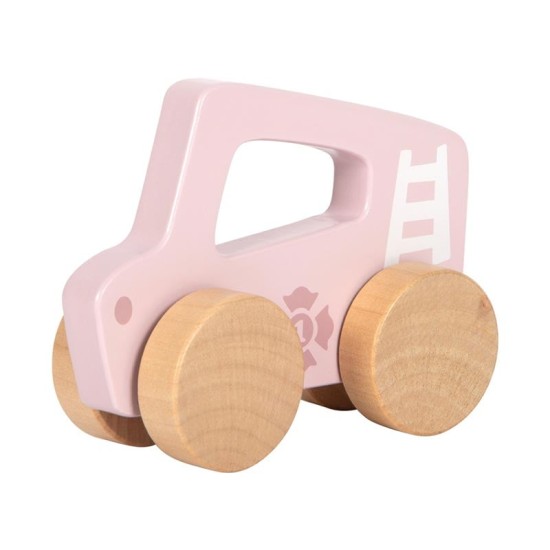 Small Foot Количка за бутане, дървена, розова Small Foot Количка за бутане, дървена, розова