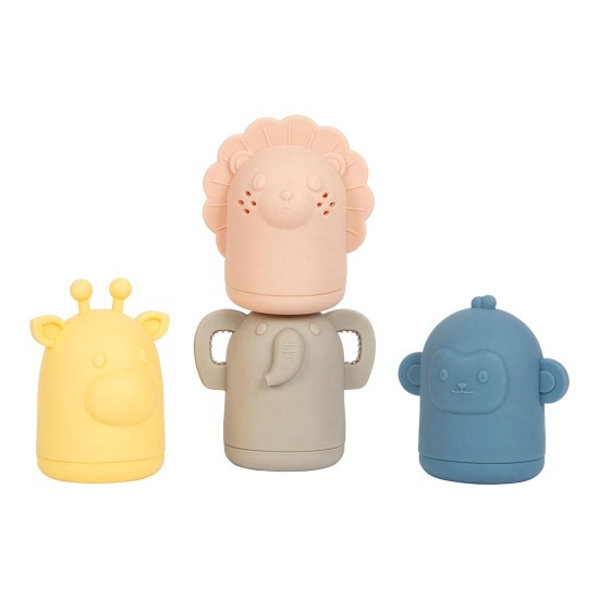 Small Foot Комплект играчки за баня, силиконови, 4 броя Small Foot Комплект играчки за баня, силиконови, 4 броя