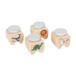 Small Foot Комплект кутийки за съхранение на млечни зъбки, 4 броя