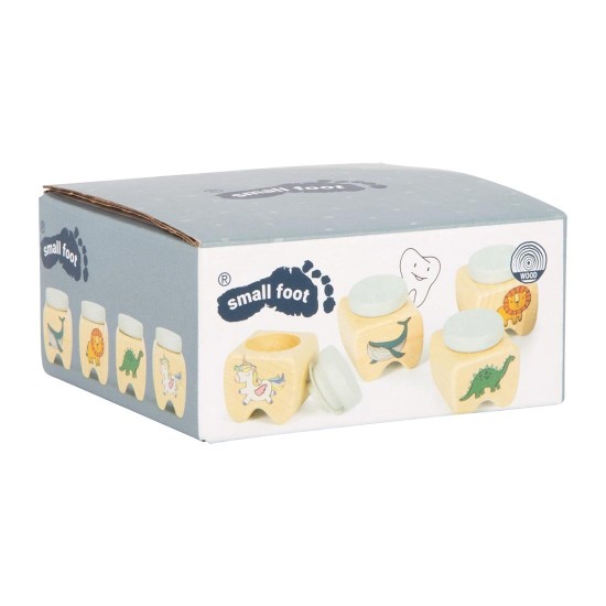 Small Foot Комплект кутийки за съхранение на млечни зъбки, 4 броя Small Foot Комплект кутийки за съхранение на млечни зъбки, 4 броя
