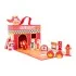 Small Foot Комплект за игра Пожарна, в куфарче, 13 части