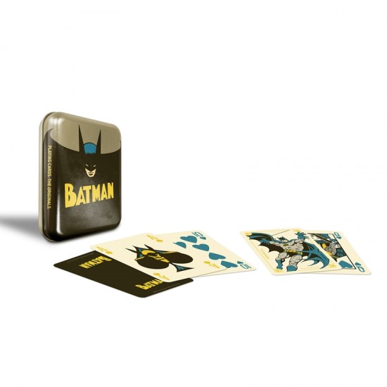 Cartamundi Карти за игра Batman Vintage, в метална кутия