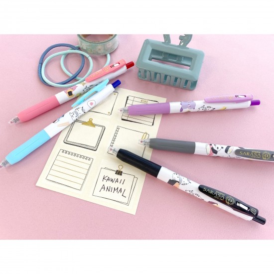 Zebra Гел ролер Sarasa Clip Kawaii, 0.7 mm, 5 броя, 4 цвята Zebra Гел ролер Sarasa Clip Kawaii, 0.7 mm, 5 броя, 4 цвята